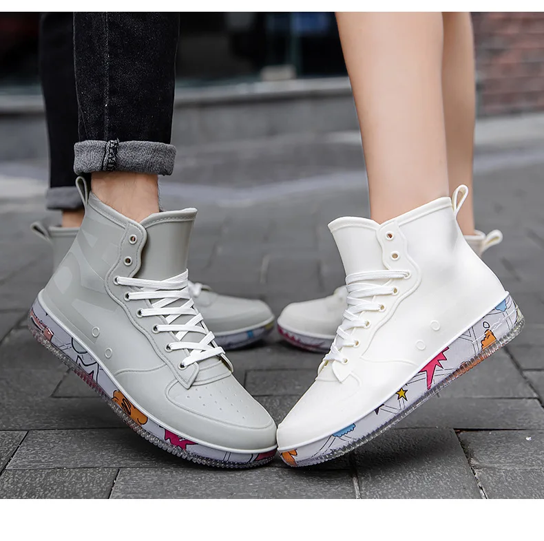 Men Rain Boots Fashion Trendy  - Crossfit Male recensione e prezzo