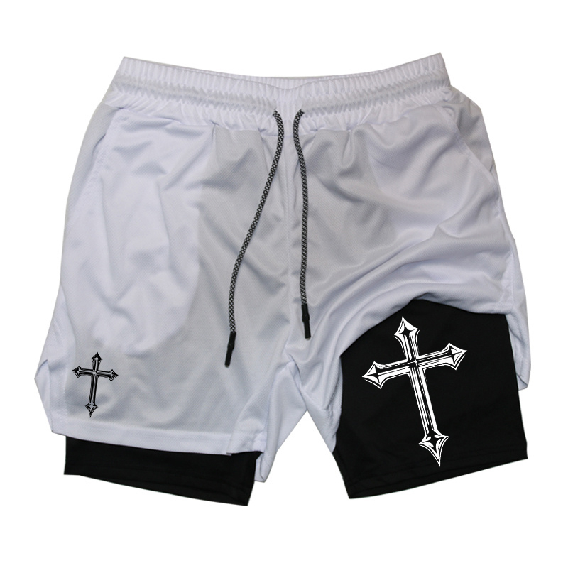 Cross Print 2-in-1 Workout Run - Crossfit Gear Men recensione e prezzo