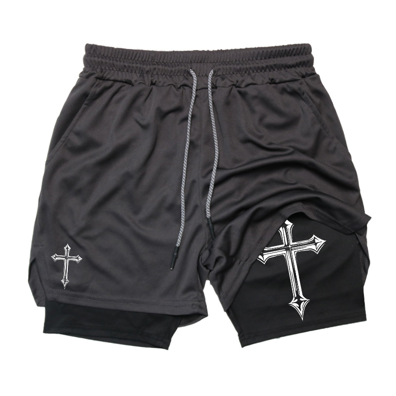 Cross Print 2-in-1 Workout Run - Crossfit Gear Men recensione e prezzo