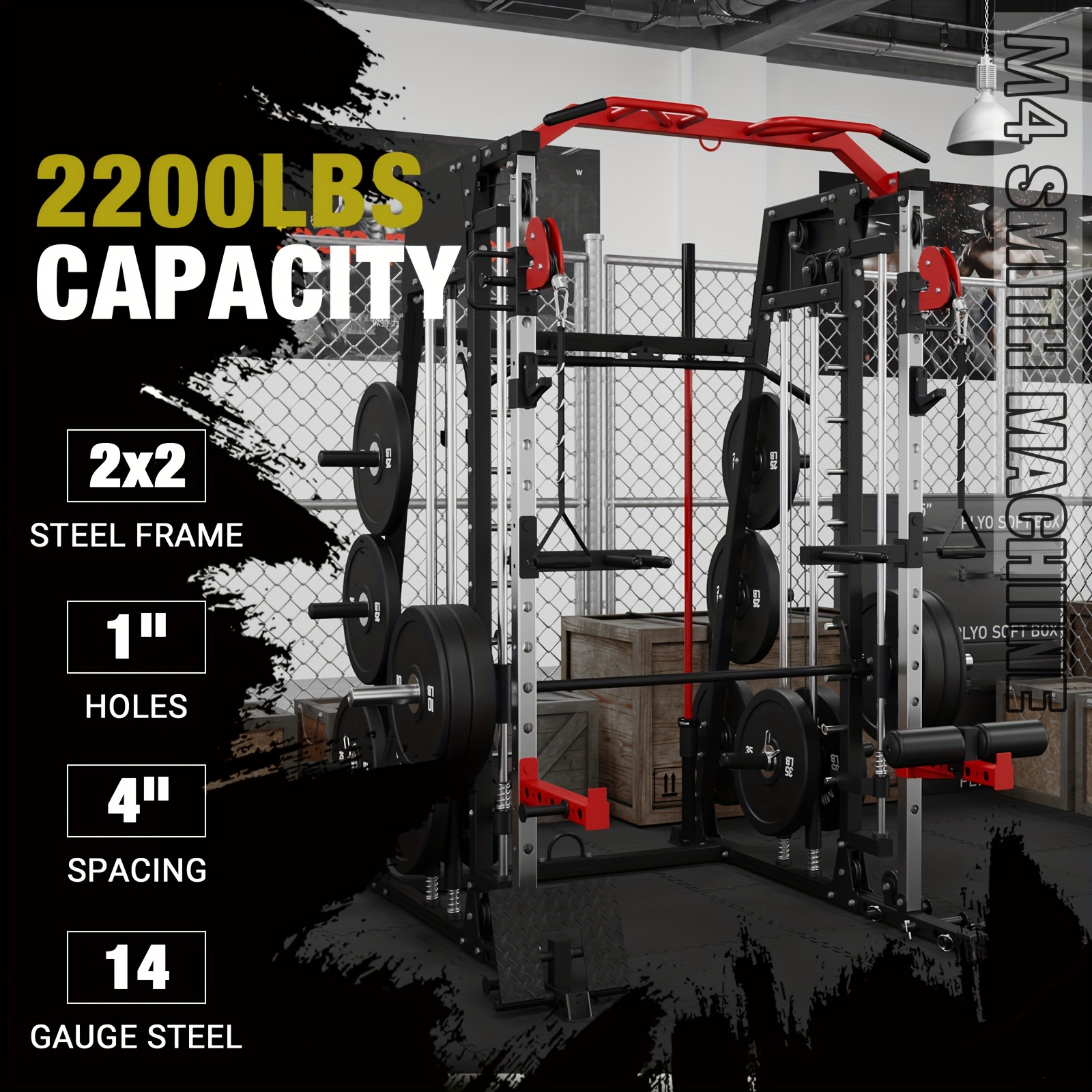 ALL-IN-ONE 2200lbs Smith Machi - Landmine Barbell Attachment recensione e prezzo