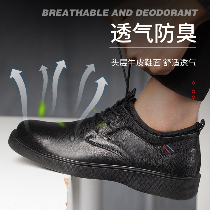 Men Genuine Leather Formal Sho - Crossfit Male recensione e prezzo